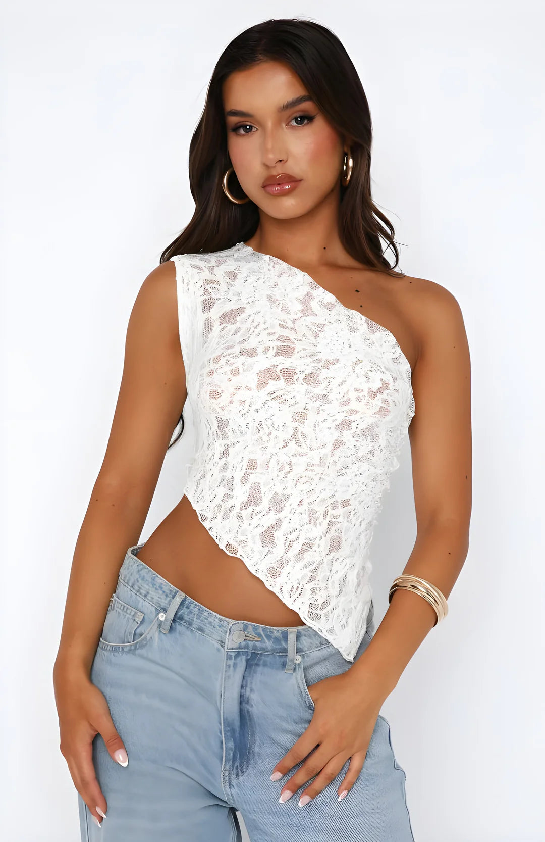 Lace-Back Top