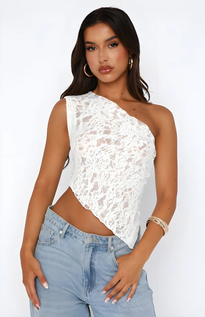 Lace-Back Top
