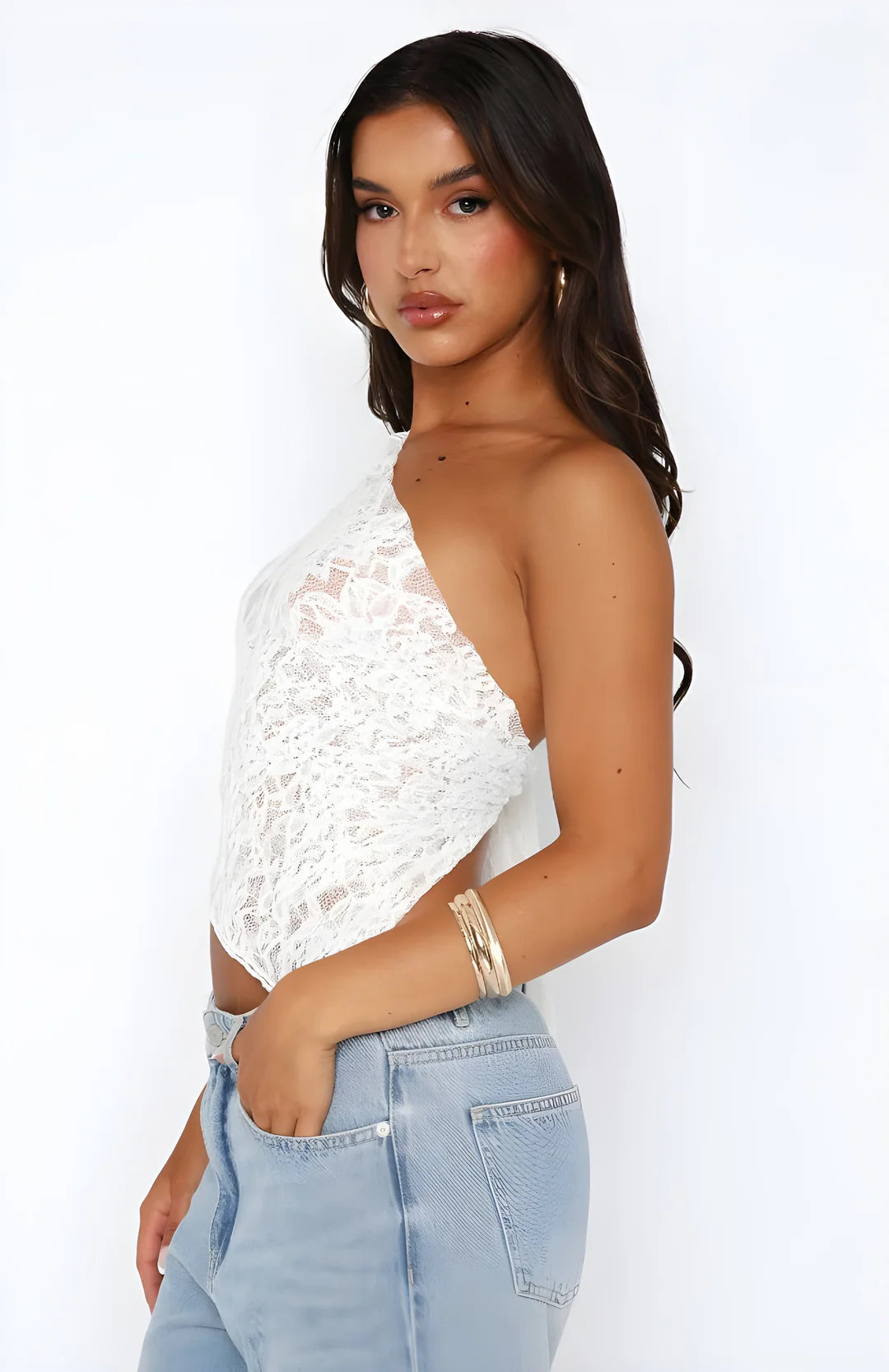 Lace-Back Top